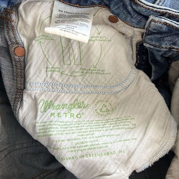 Wrangler High Rise Flare Western Cowgirl Jeans 29 - Picture 12 of 14